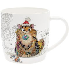 add some charming fun to your morning brew with this cat mug