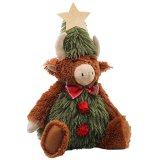 Capture the charm of the Scottish Highlands with our adorable Highland Cow Sitting Small figurine. 