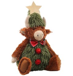 Capture the charm of the Scottish Highlands with our adorable Highland Cow Sitting Small figurine. 