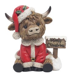 Moo-ve over reindeer, our Highland Cow is here to spread some Christmas cheer!