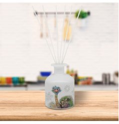 Indulge in tranquility with the Oscar Ostrich Diffuser - a chic accent to elevate your home's ambiance.