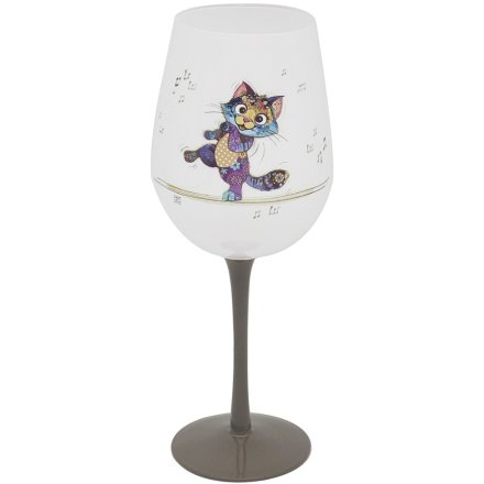 Keira Kitten Wine Glass, 22.5cm 