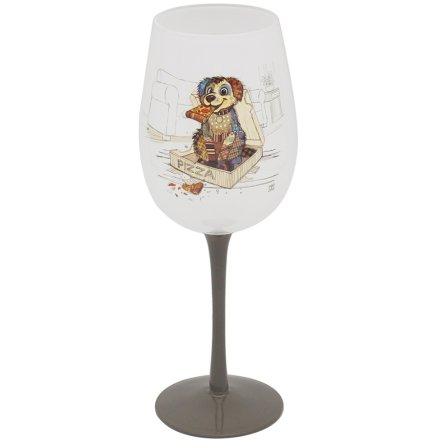Pedro Pup Wine Glass, 22.5cm 