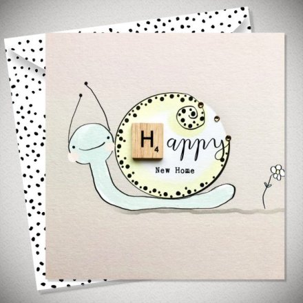 New Home Greetings Card, 15cm