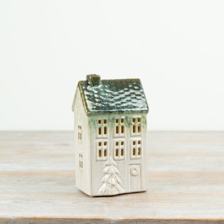 Glazed LED House, 16cm 