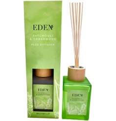 Enhance the atmosphere of your home with the cozy and grounding aromas of Eden Patchouli & Cedarwood Reed Diffuser.