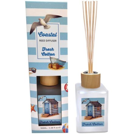 Coastal Fresh Cotton 100ml Reed Diffuser