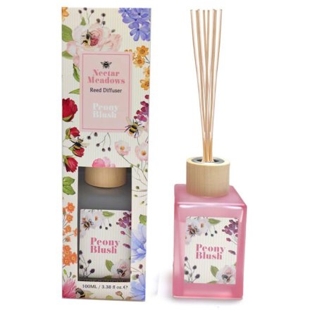 100ml Nectar Meadows Peony Reed Diffuser 