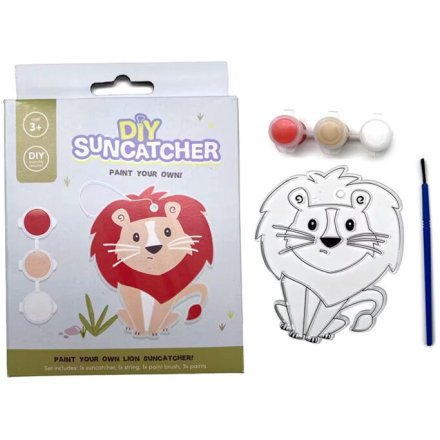 Zooniverse Lion Paint Your Own DIY Suncatcher