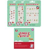 Deck your tips with our Jingle Bunch Nail Stickers and sleigh the holiday season in style