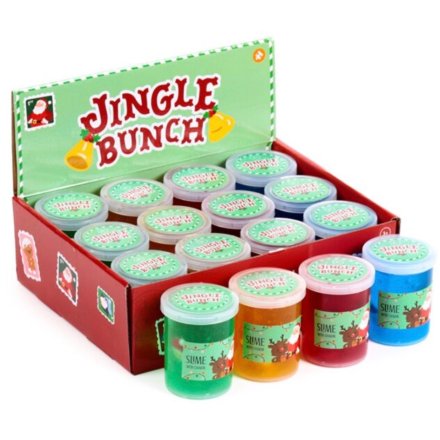 Make your holidays merry with Jingle Bunch Christmas Charms and noisy slime - perfect for festive fun!