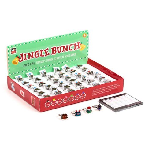 .Sprinkle some holiday magic to your wardrobe with our Jingle Bunch Mood Ring! 'Tis the season to accessorize