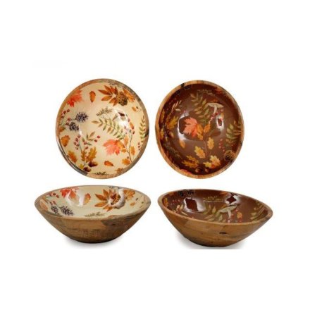 2/A Autumn Enamelled Bowl, 25cm 