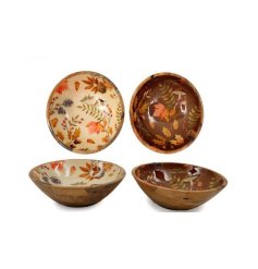 2/A Autumn Enamelled Bowl, 25cm 