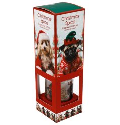 Christmas Spice Dog in Hat Diffuser, 100ml