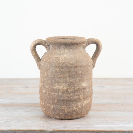 Enhance your home with rustic charm using our Ceramic Rustic Vase - the perfect touch of elegance!