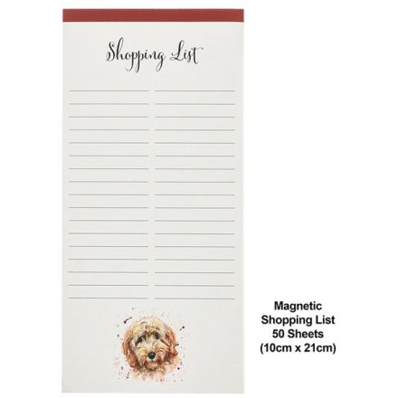 Bree Merryn Candy Dog Magnet Shopping List, 21cm 
