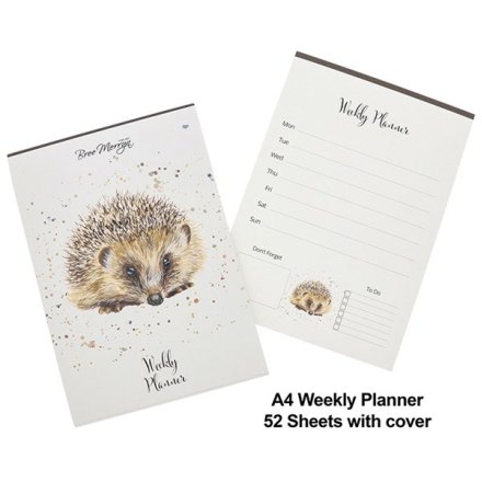 Bree Merryn Harley Hedgehog Weekly Planner, 30cm