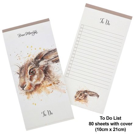 21cm, Bree Merryn Hayley Hare To-Do List Notebook