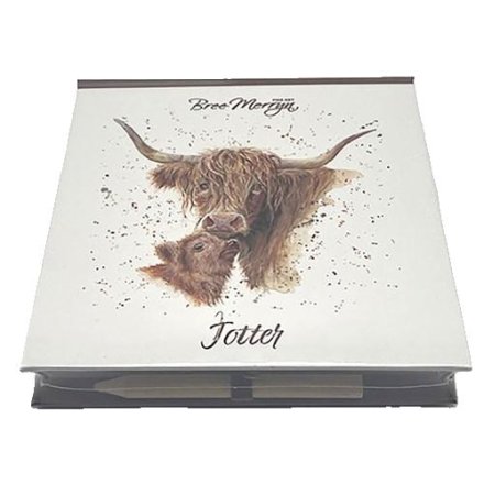 Bree Merryn Brody Cow Memo Pad w Pencil