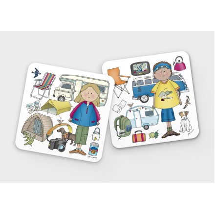 2/A Camping Coaster, 10cm 
