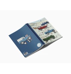Record your journeys and thoughts in style with the Landrover A5 Softcover Notepad