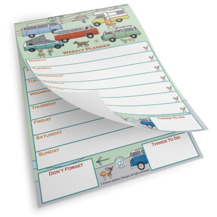 Camper Van Weekly Planner, 30cm 