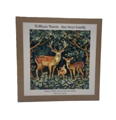 Indulge in puzzles and nature with our William Morris Roe Deer Family Jigsaw Puzzle. Perfect for nature lovers!