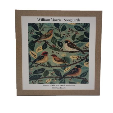 William Morris Song Birds Jigsaw Puzzle, 500pce, 39.5cm