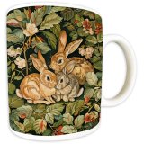 Say hello to the newest addition to your mug collection - the William Morris Doe And Kits Rabbits Mug! 