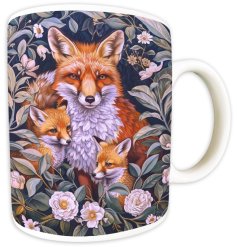 Sip in style with the William Morris Vixen And Cubs Mug, 