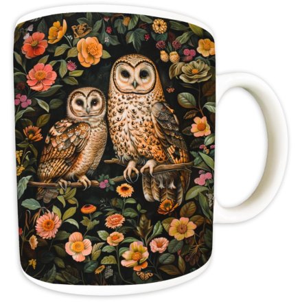9.5cm William Morris A Wise Mothers Owl Mug