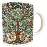 Experience the beauty of art with every sip, thanks to the stunning William Morris Tree Of Life Mug.