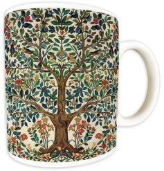 Enjoy art with every sip from the gorgeous William Morris Tree Of Life Mug.