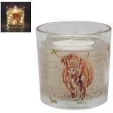 trending highland cow candle 