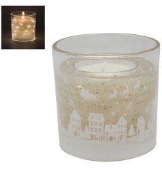 stylish cream LED candle 