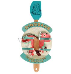 Get ready to roar in the kitchen with our Cookie Cutter & Spatula 