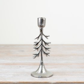 Elegant gold candle tree holder for a beautiful and festive atmosphere.