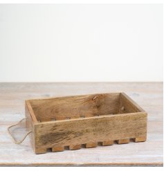 Elevate any occasion with our elegant, eco-friendly wooden tray - the perfect addition to any table setting!