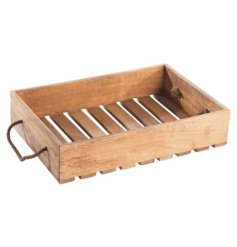 Organize in style with our timeless Wooden Tray, a chic addition to any home décor