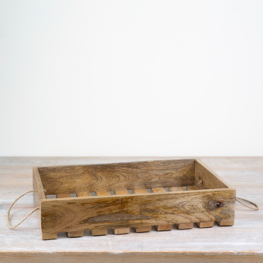 Elevate home organisation with our stylish Wooden Tray, a timeless and elegant addition to any décor.