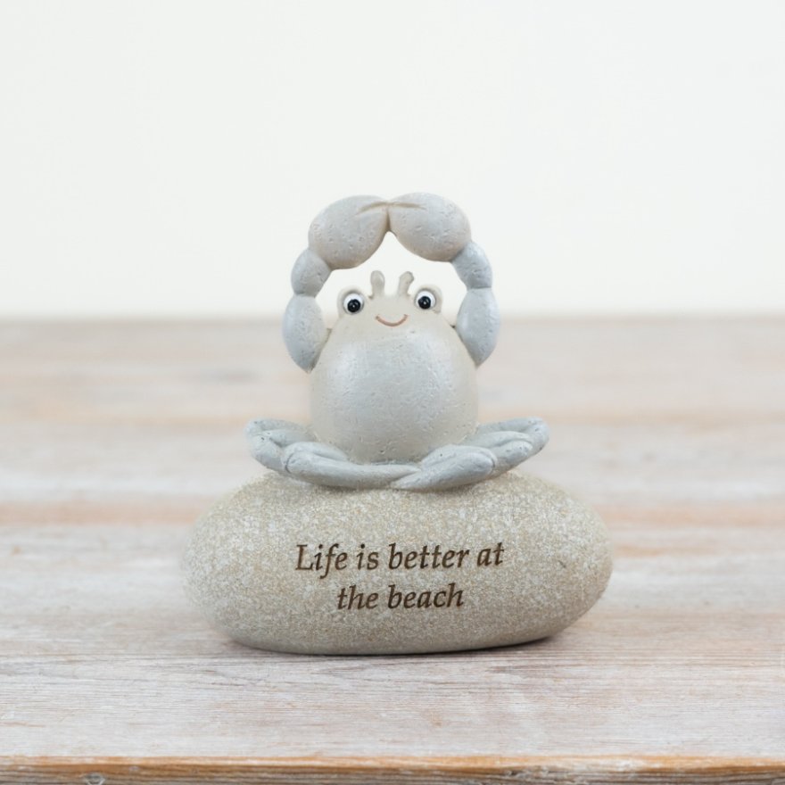 Beach Pebble Ornament, 11cm
