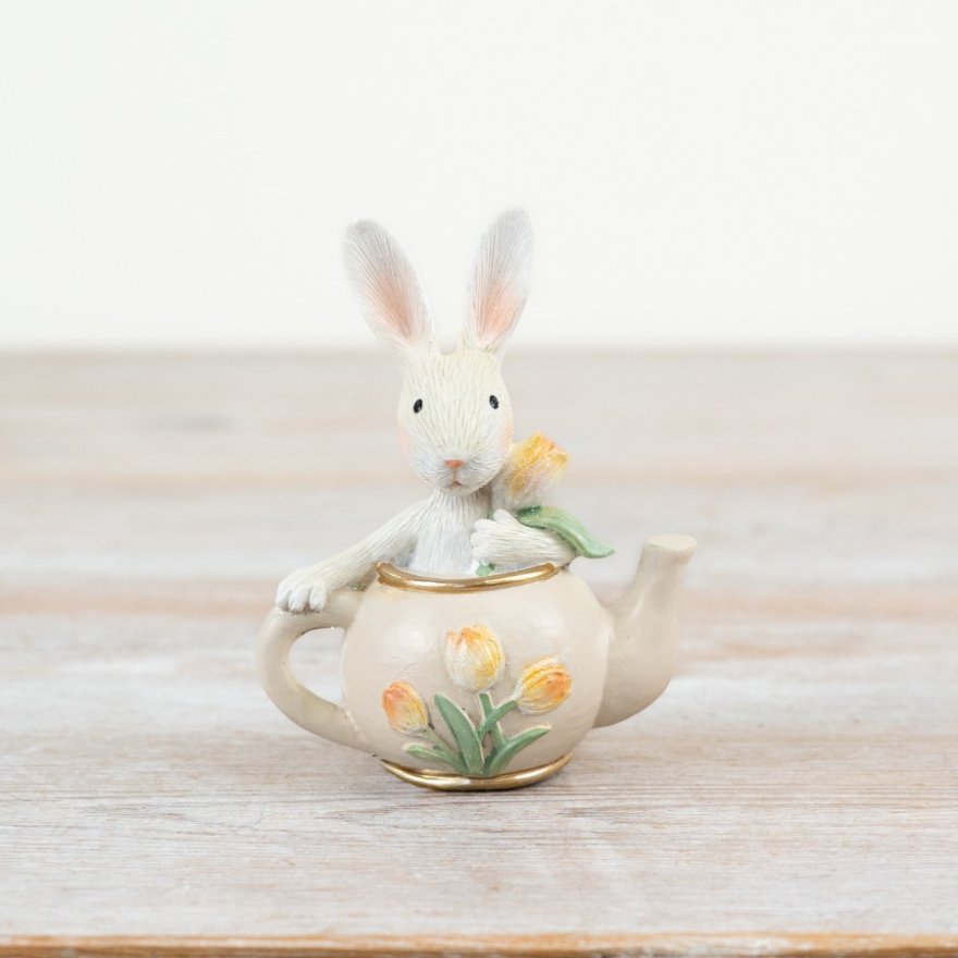 Bunny in a Teapot, 10cm
