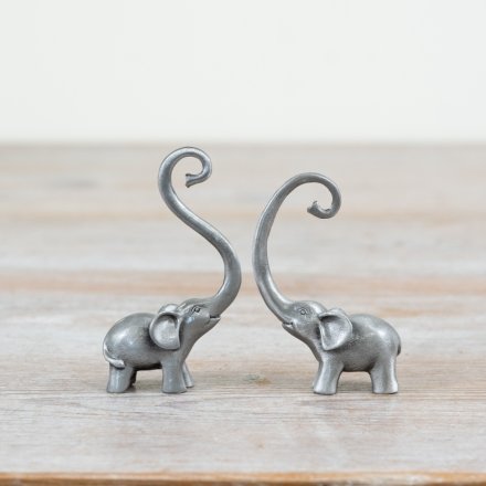 Elephant Ring Holder Pewter 