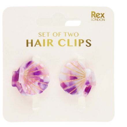 Upgrade your hair game with our charming Seashell Mini Hair Claw Clips 