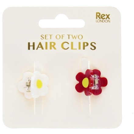 Floral flair for your hair - introducing our Mini Hair Claw Clips, 