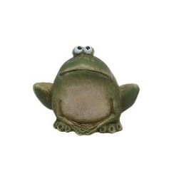 Celebrate spring with our adorable Frog Ornament in Reactive Green. 