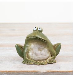 Add a splash of personality to any space with our vibrant "Frog Reactive Green