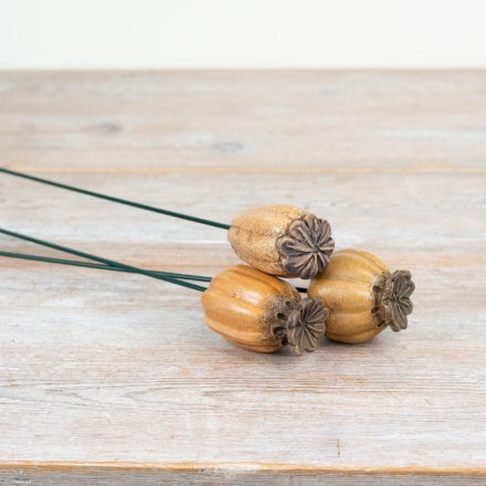 Enhance your garden’s charm with the delicate, natural beauty of the Ovary-Flower Garden Stake.