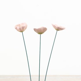 Add a pop of beauty to your garden with our stunning Poppy Flower Garden Stake,